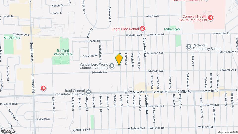 29449 Everett St Map and Location Details