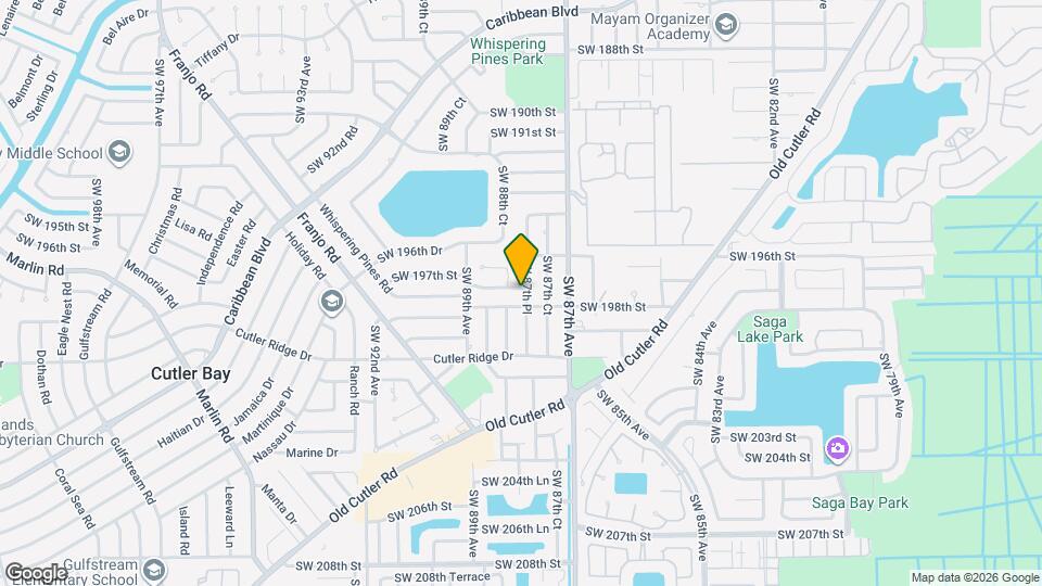 19730 SW 87th Pl Map and Location Details