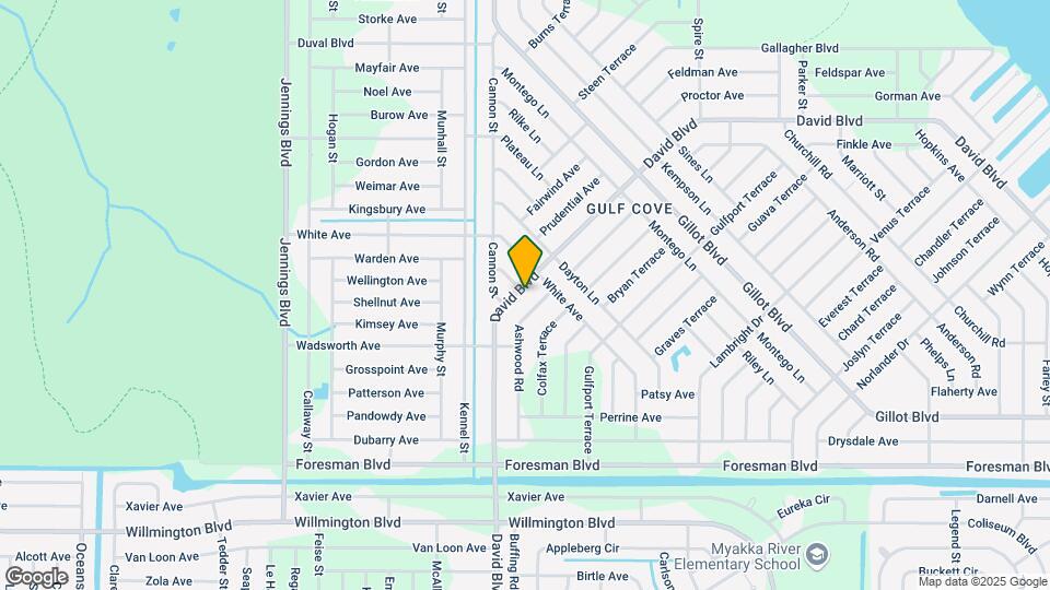 6464 David Blvd Map and Location Details