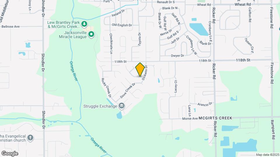 6544 Sierra Dr Map and Location Details