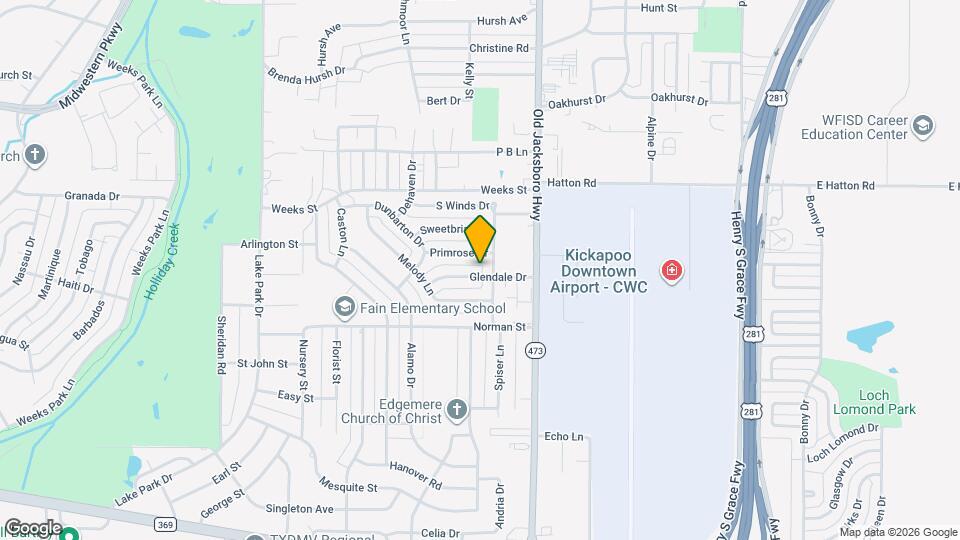 1522 Glendale Dr Map and Location Details