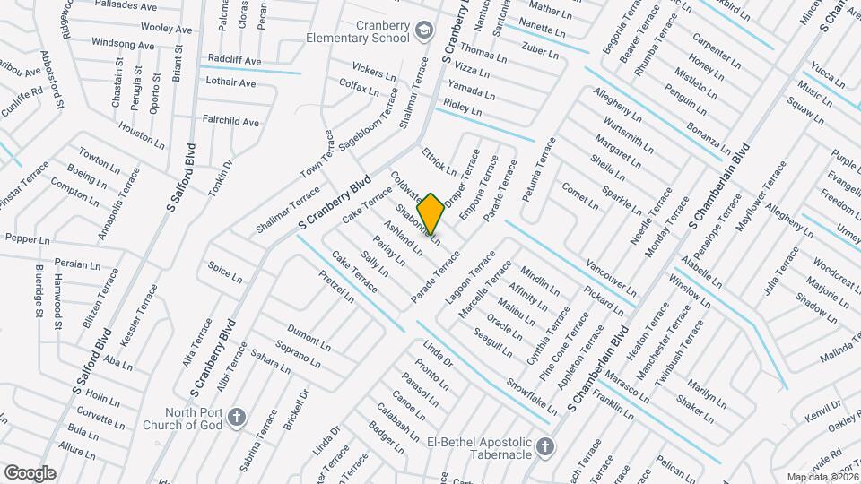 2675 Shabonne Ln Mapa y Detalles de la Ubicación