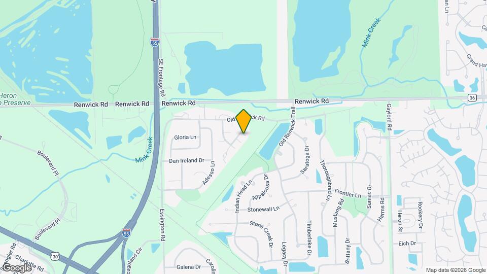 3864 Pathfinder Ln Map and Location Details