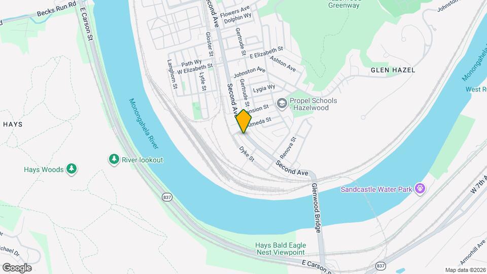 5414 2nd Ave, Unit 2nd Floor Map and Location Details