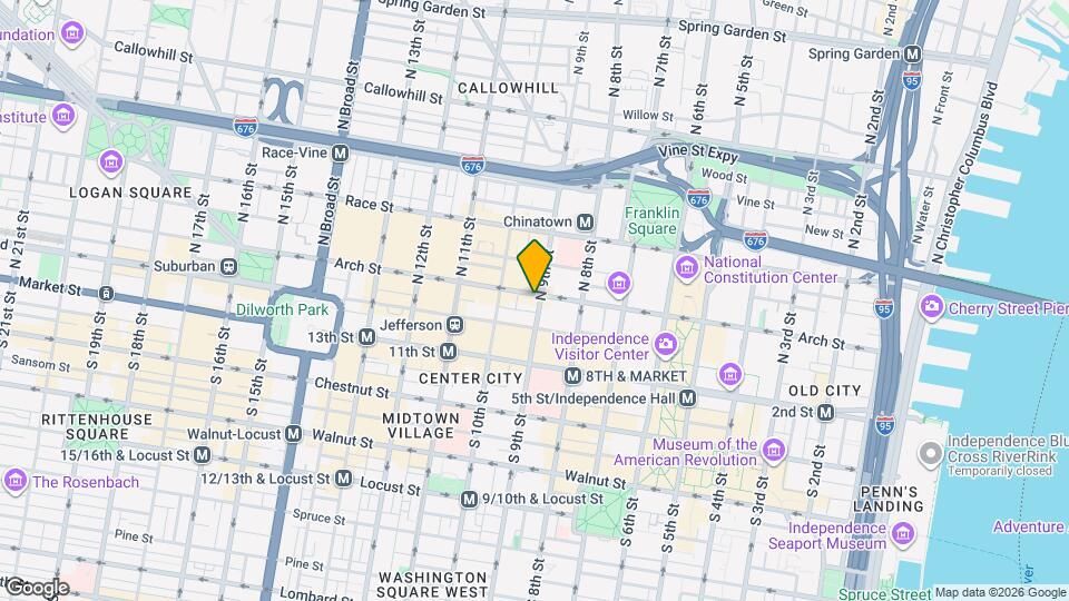 904 Arch St Map and Location Details