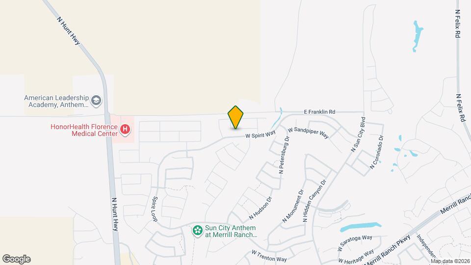 7369 W Cactus Wren Way Map and Location Details