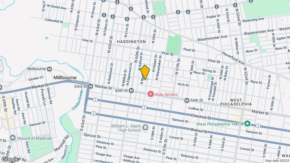 52 N 59th St Map and Location Details
