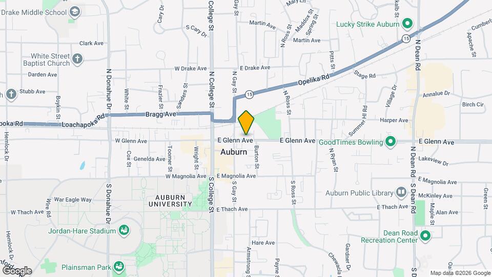 253 E Glenn Ave Map and Location Details