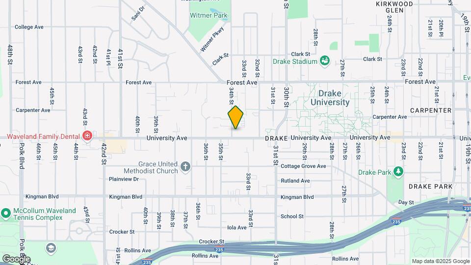 3323 University Ave Map and Location Details