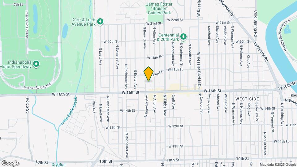 1625 N Berwick Ave Map and Location Details