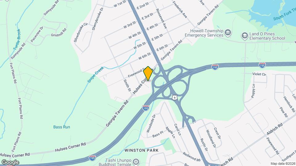 633 Hulses Corner Rd Map and Location Details