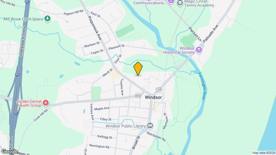 62 Poquonock Ave Map and Location Details