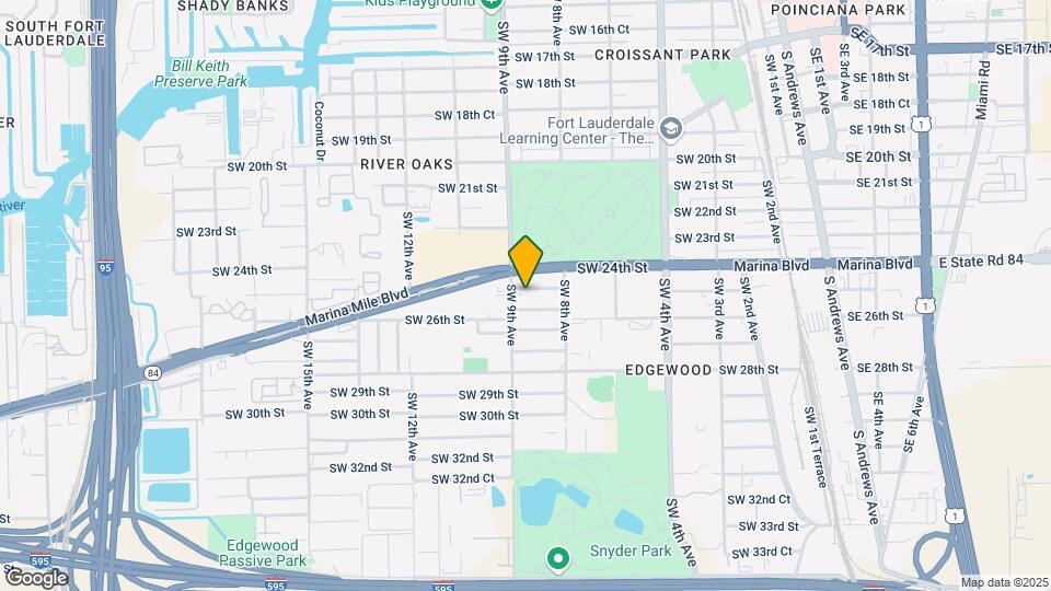 836 SW 25th St Map and Location Details