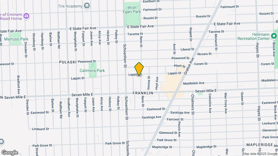 19209 Reno St Map and Location Details