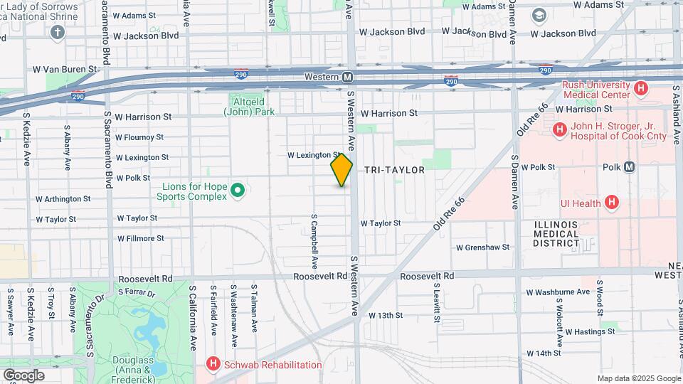 2416 W Arthington St Map and Location Details