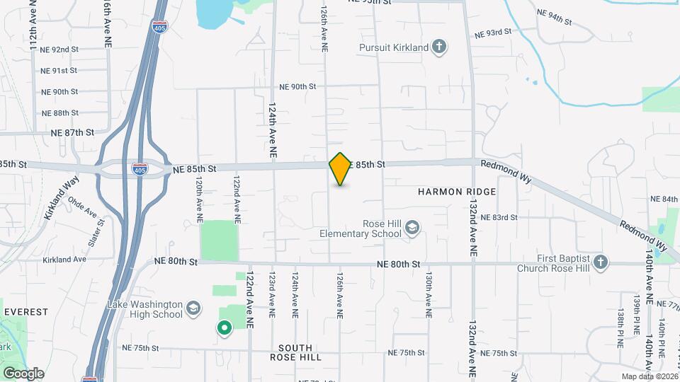 Spacious 2 Bed in Beautiful Complex! Map and Location Details