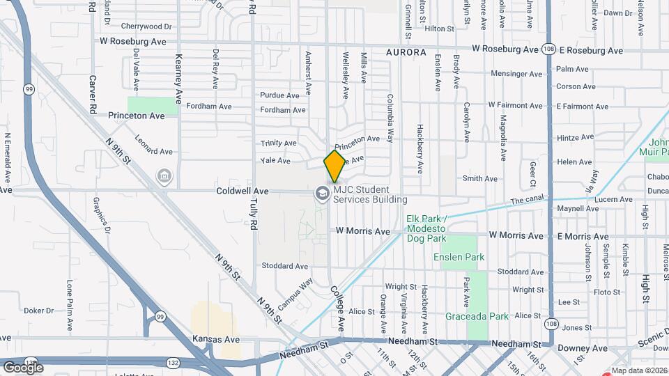 1047 Coldwell Ave, Unit 2 Mapa y Detalles de la Ubicación