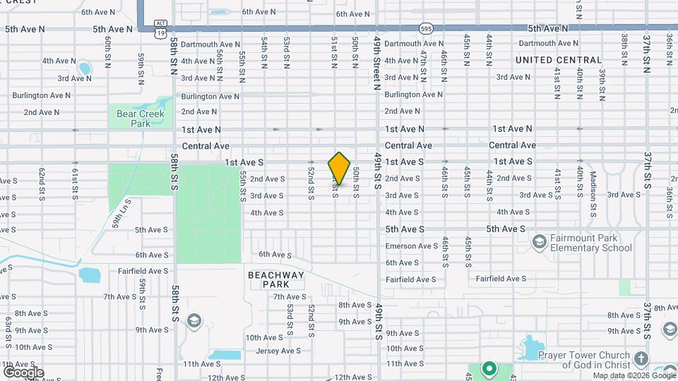 5055 3rd Ave S Map and Location Details