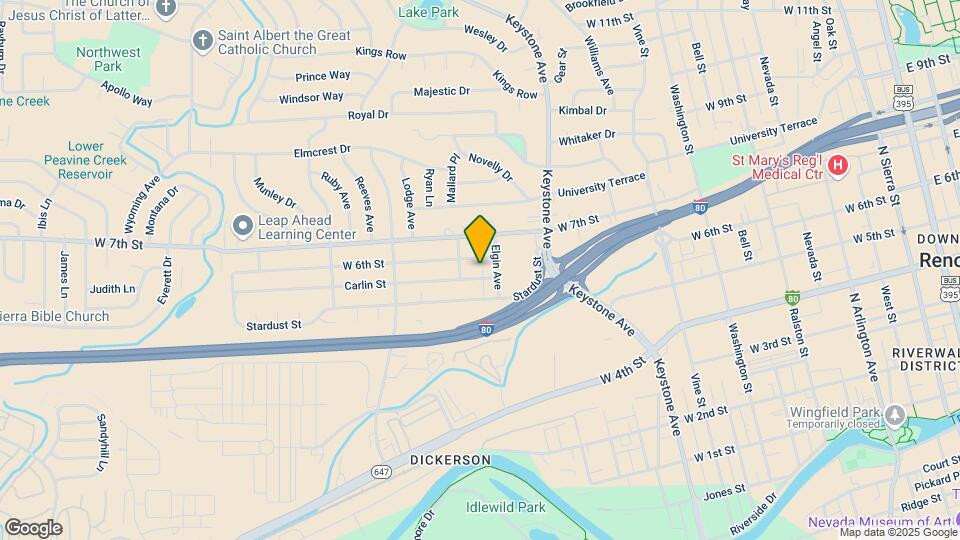 1355 Carlin St Mapa y Detalles de la Ubicación