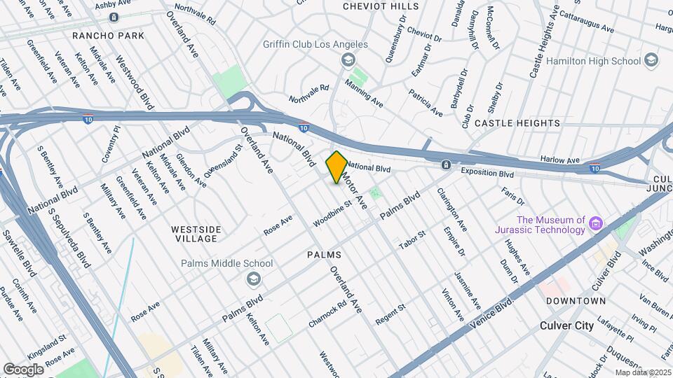 3332 Mentone Ave Mapa y Detalles de la Ubicación
