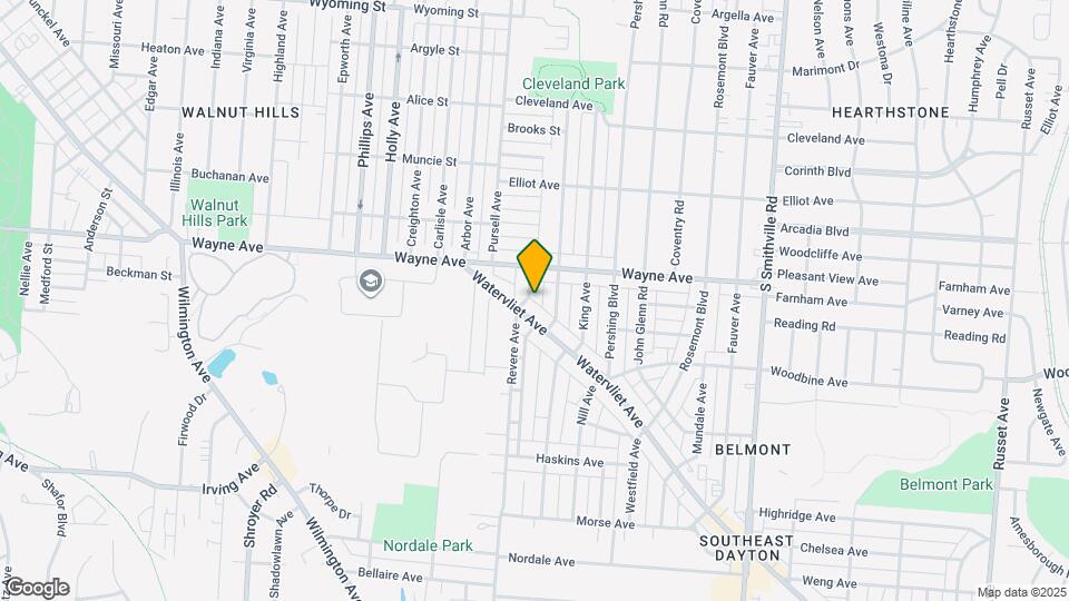 2028 Revere Ave Mapa y Detalles de la Ubicación