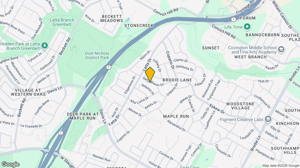 4609 San Simeon Dr Map and Location Details