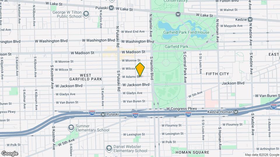 3851 W Adams St, Unit 2# Map and Location Details