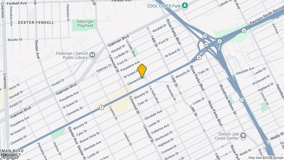 2425 Clements St Map and Location Details