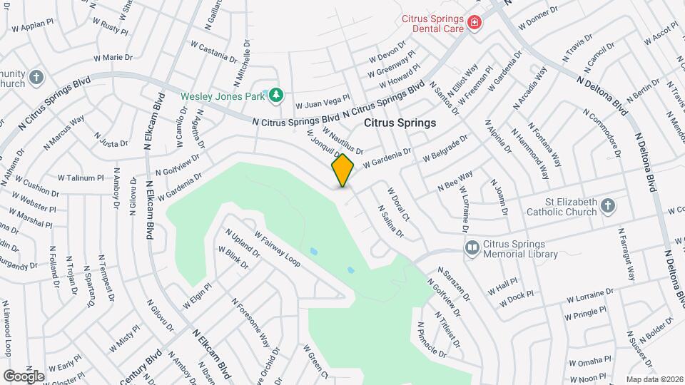 2380 W Gardenia Dr Map and Location Details