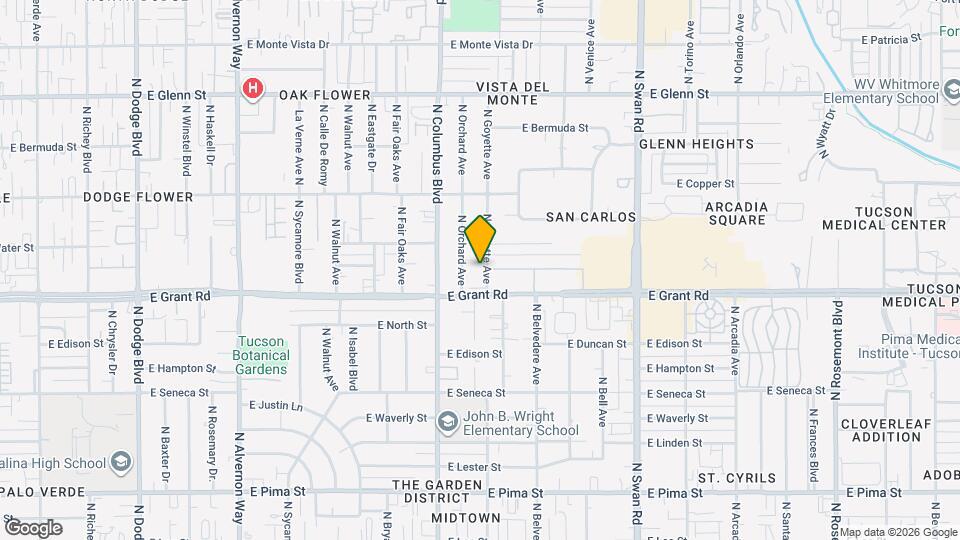 2425 N Goyette Ave Map and Location Details