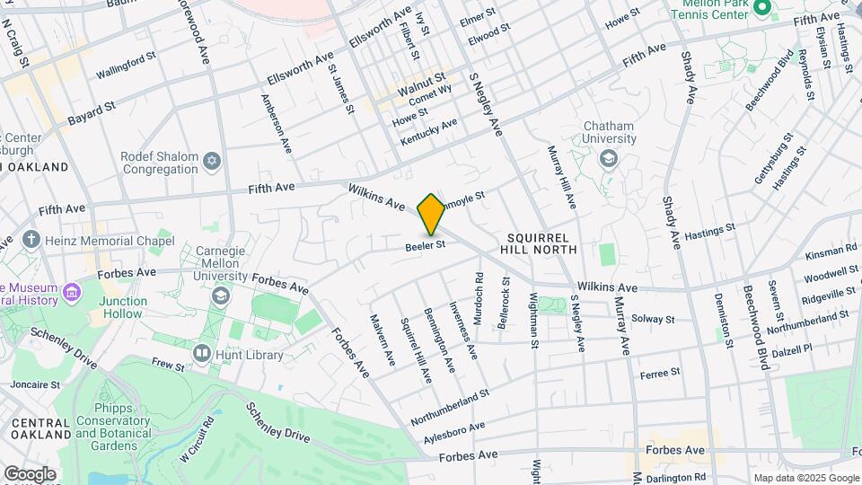 5535 Beeler St Mapa y Detalles de la Ubicación
