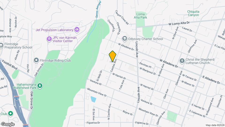 2967 Casitas Ave Map and Location Details