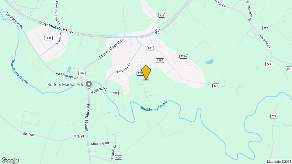 287 Oliver Dr Map and Location Details