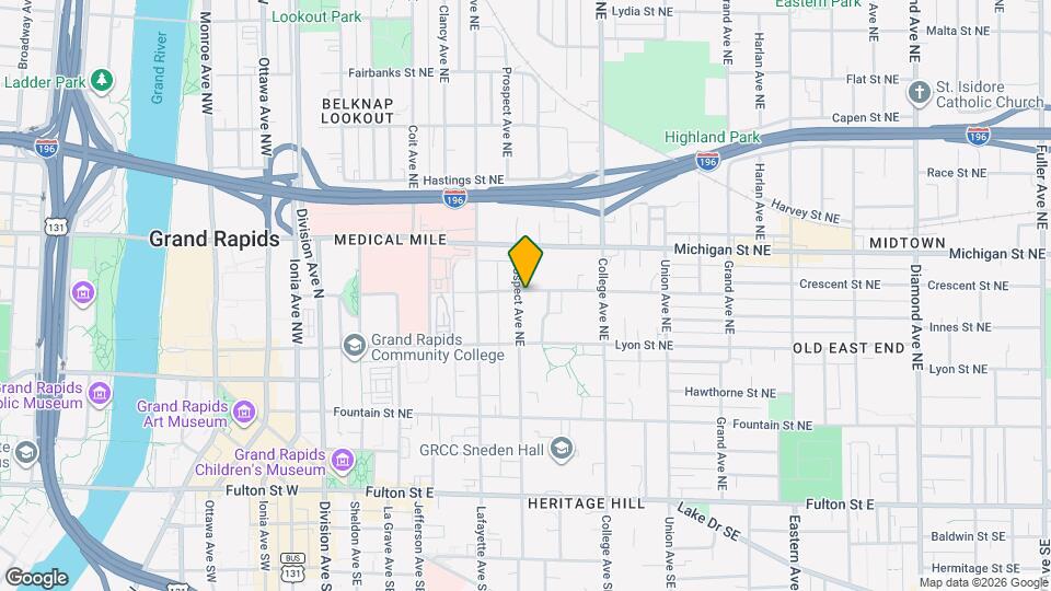 246 Prospect Ave NE Map and Location Details