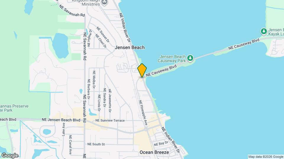 3736 NE Indian River Dr Map and Location Details