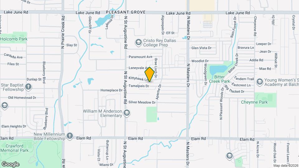 9807 Tamalpais Dr Map and Location Details