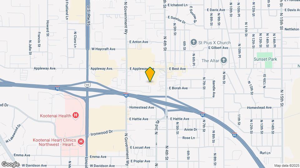 127 E Borah Ave Mapa y Detalles de la Ubicación