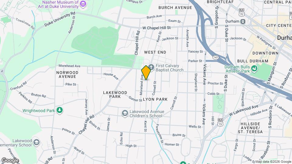 1022 Kent St, Unit Kent St Map and Location Details