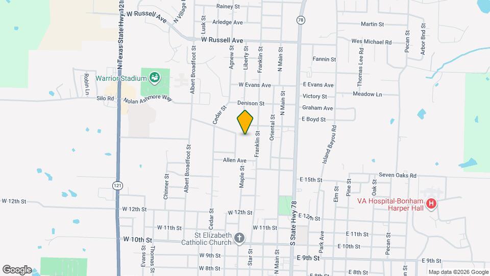 1662 Kennedy St Map and Location Details