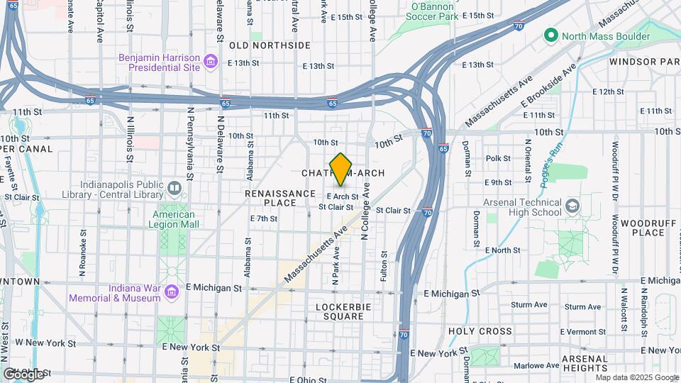 816 Broadway St Map and Location Details