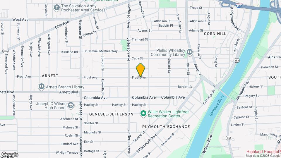 309 Frost Ave Map and Location Details