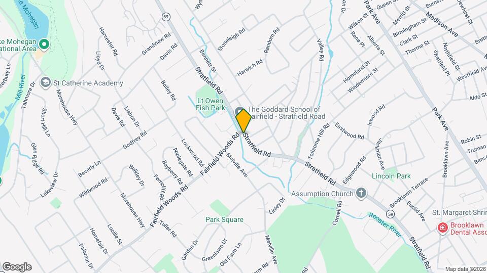1223 Stratfield Rd Map and Location Details