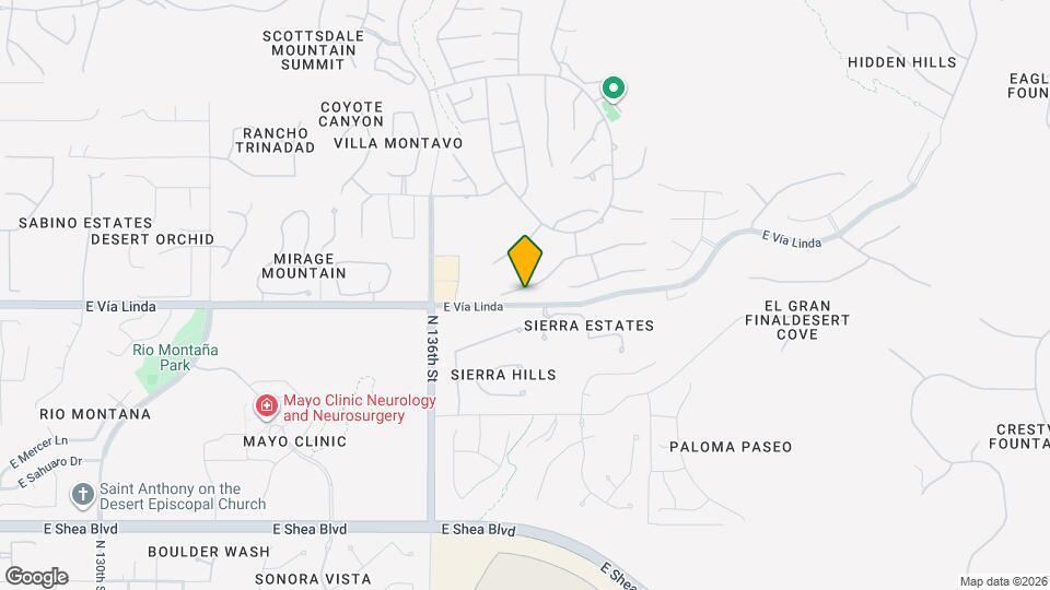 13761 E Lupine Ave Map and Location Details