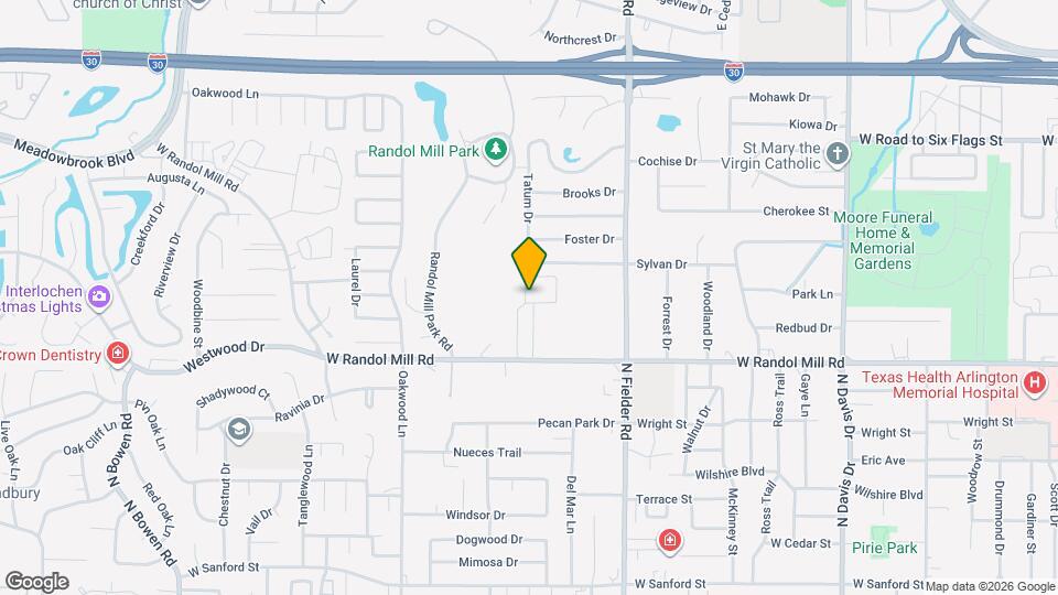 1719 Park Vista Dr Map and Location Details