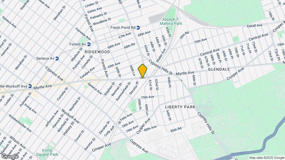 60-80 Myrtle Ave Mapa y Detalles de la Ubicación