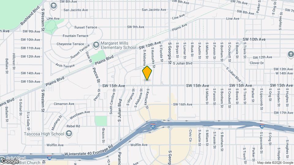 1221 S Alabama St Map and Location Details