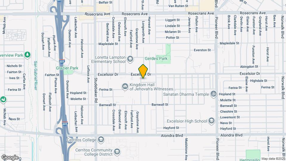 11307 Highdale St Map and Location Details