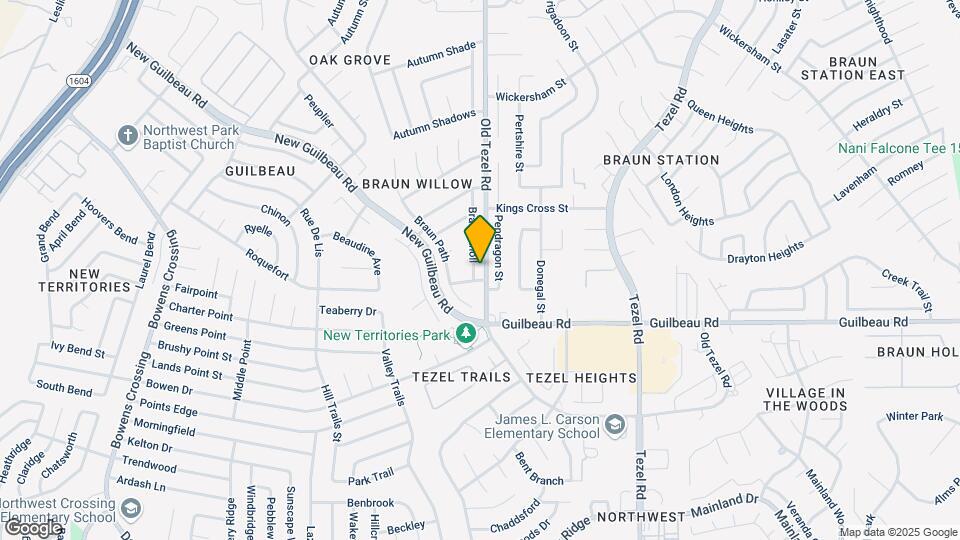 8506 Braun Knoll Map and Location Details