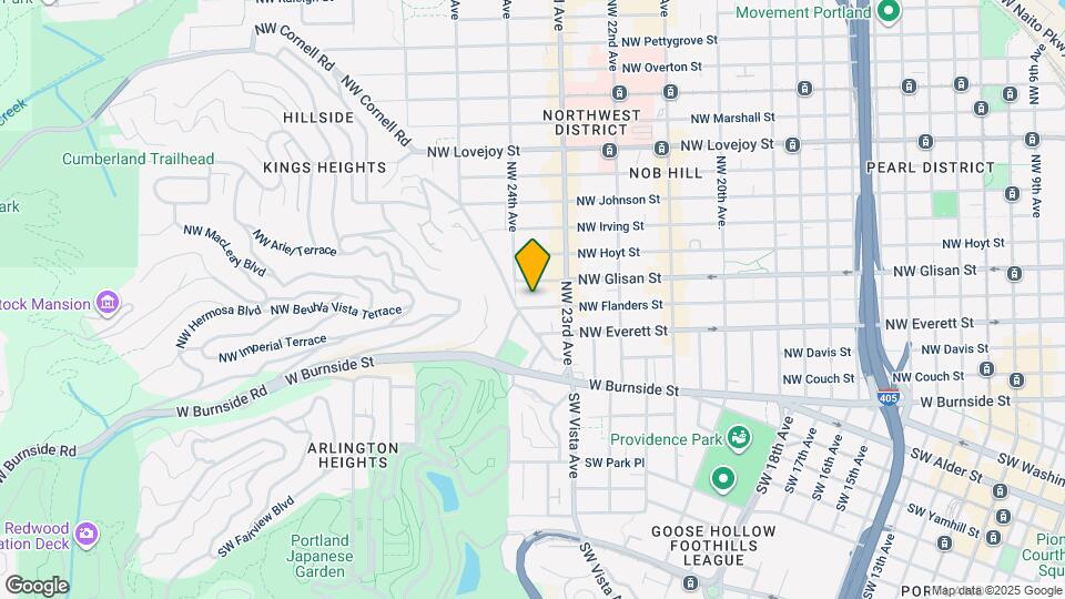 2363 NW Flanders St Map and Location Details