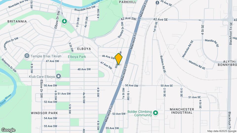 4716 Stanley Rd SW Map and Location Details